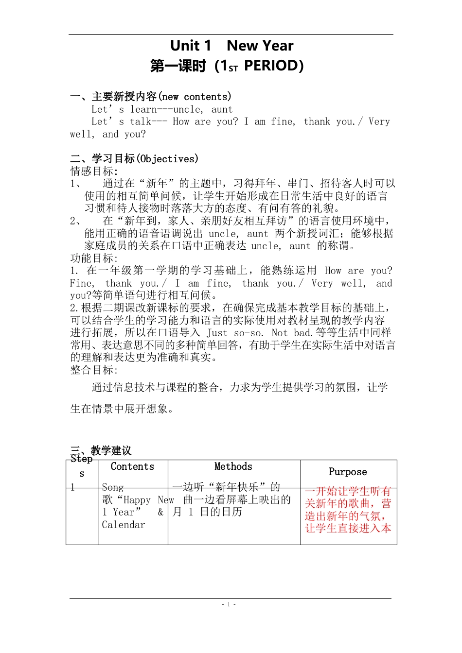 小学英语一年级上海版牛津英语1b教案册_第1页