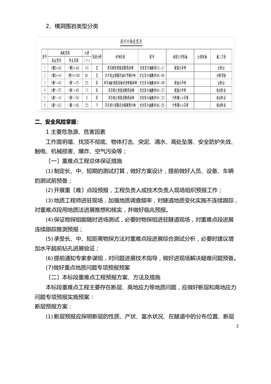 超前地质预报技术交底_第2页