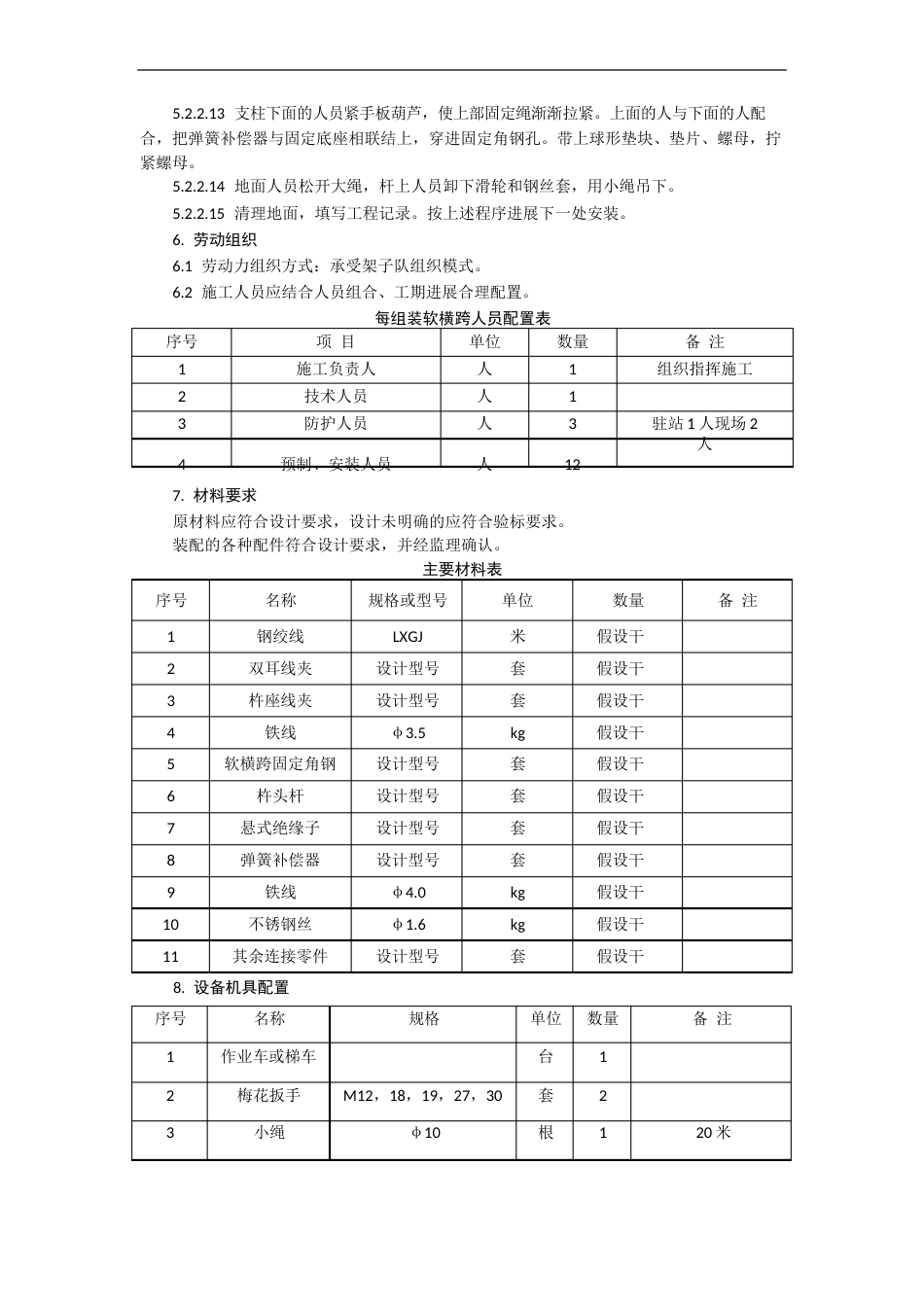 接触网工程软横跨安装作业指导书_第3页