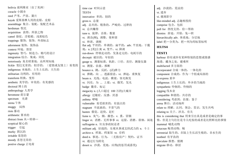 雅思真题词汇_第2页