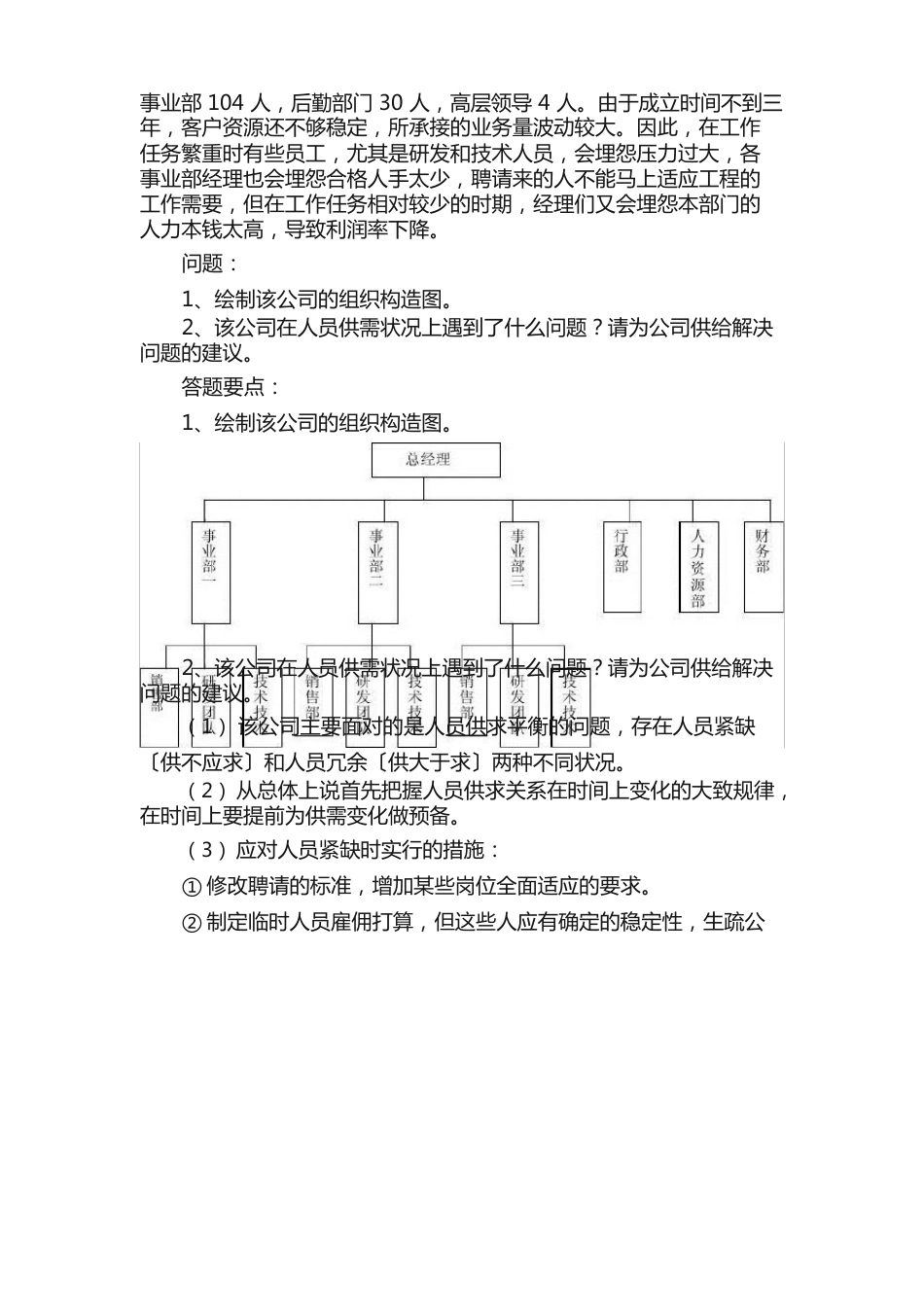 人力资源管理师考试案例分析及答题要点_第2页