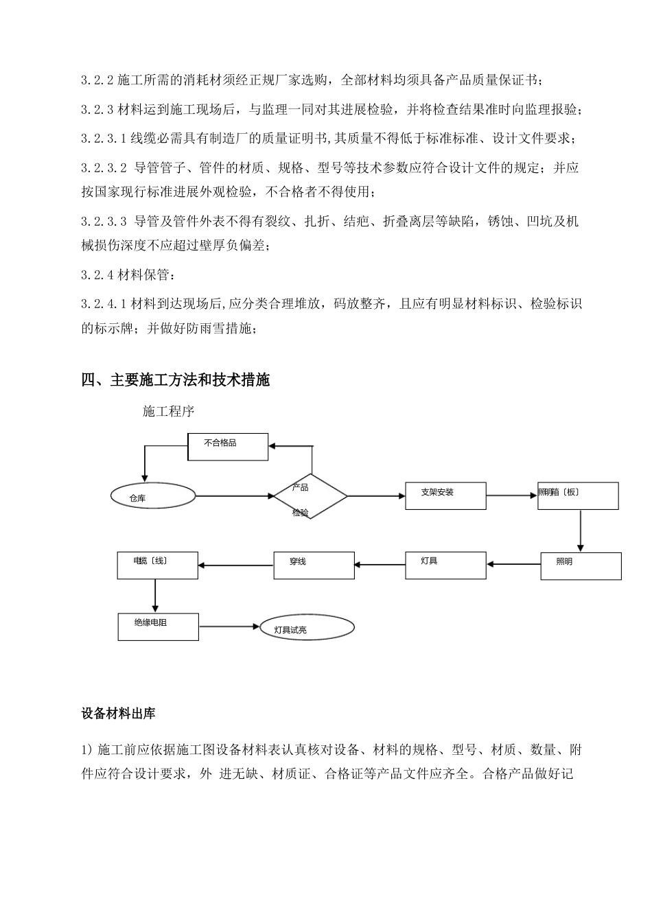 风雨棚照明施工方案_第2页