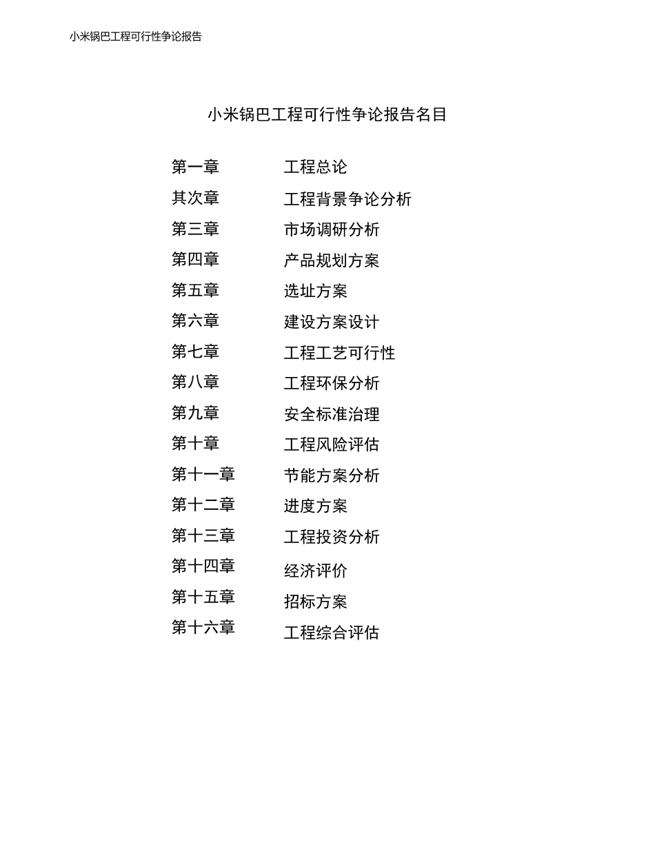 小米锅巴项目可行性研究报告_第2页
