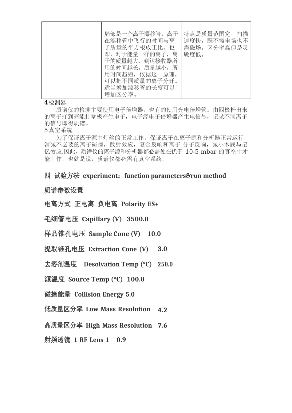 质谱实验报告_第2页
