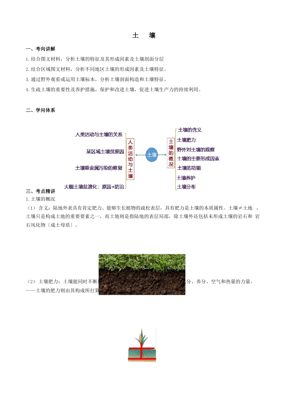 新教材高一地理必修一之土壤(讲义)_第1页