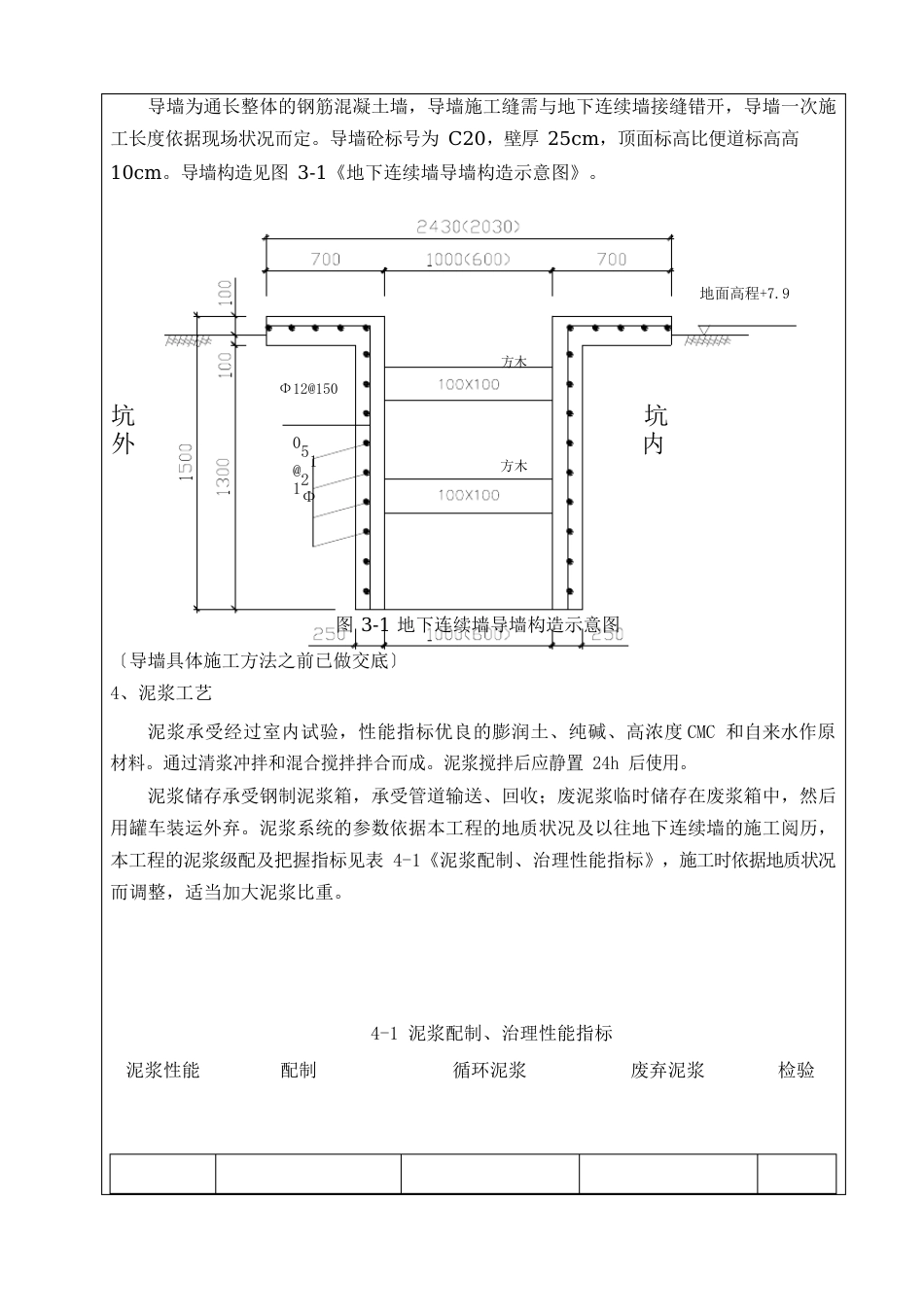 地下连续墙技术交底_第3页