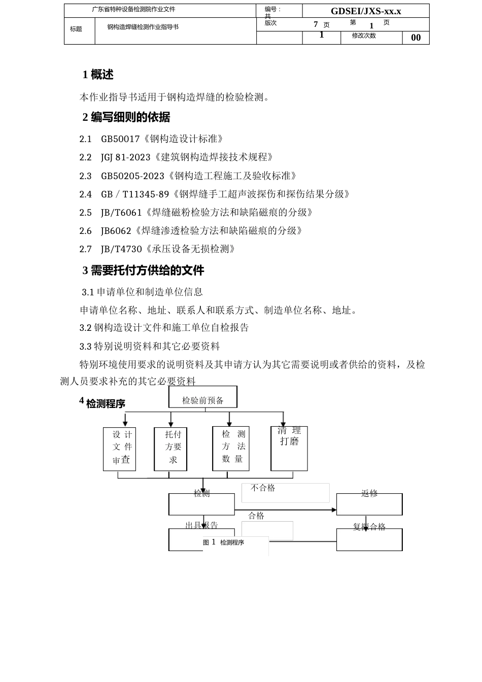 钢结构检测作业指导书_第1页