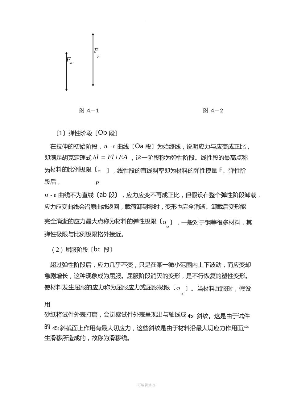 低碳钢的拉伸及卸载实验报告_第2页