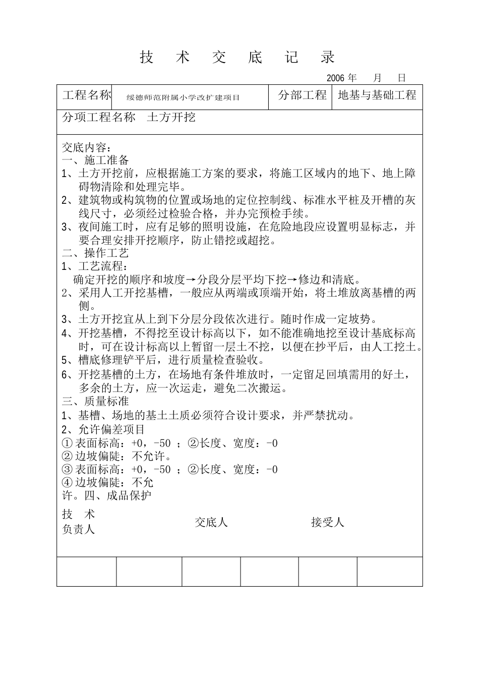 全套技术交底技术交底_第1页