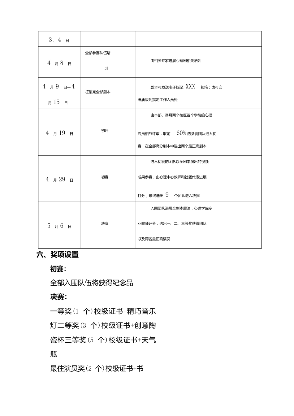 心理剧大赛策划书_第3页