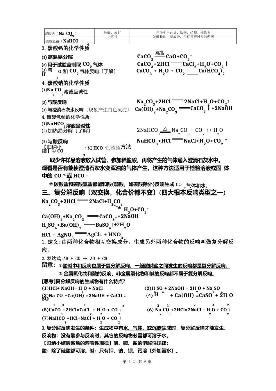 初中化学下册第十一单元基础知识概要_第2页