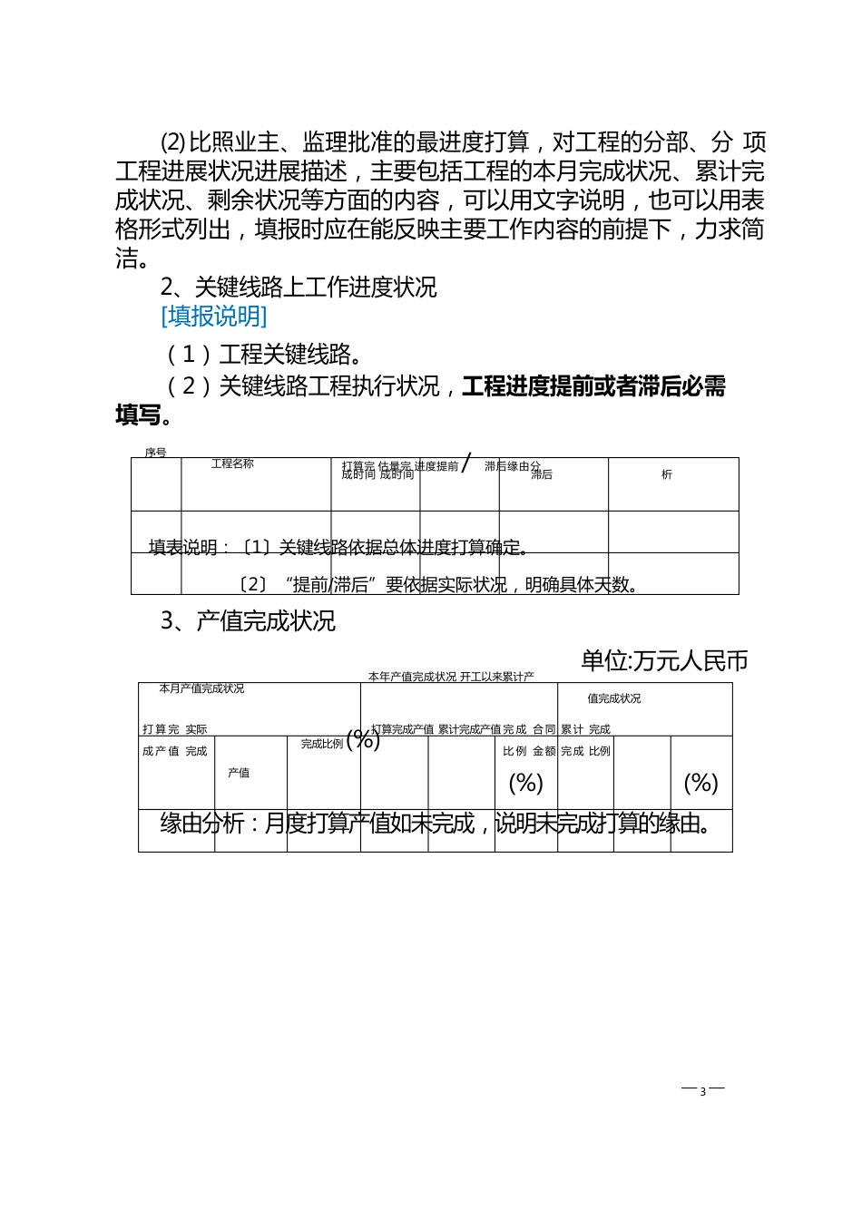 重点监控项目月报_第2页