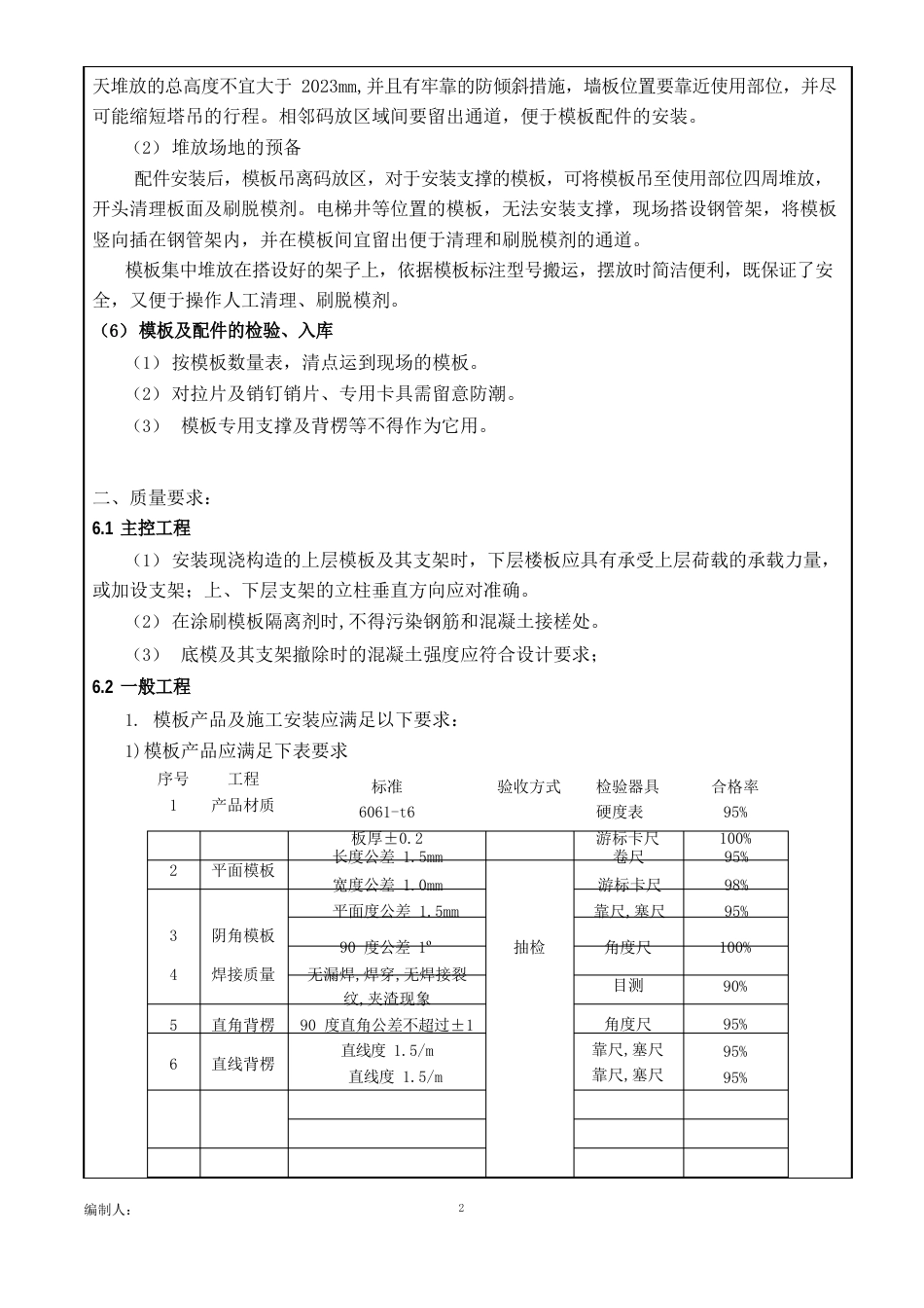 铝合金模板技术交底_第3页