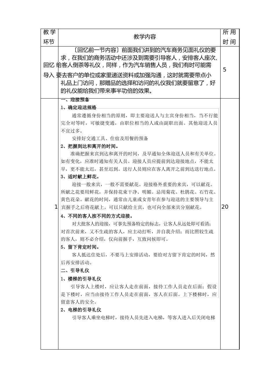 汽车商务社交礼仪(引导、座次、奉茶、拜访)_第2页