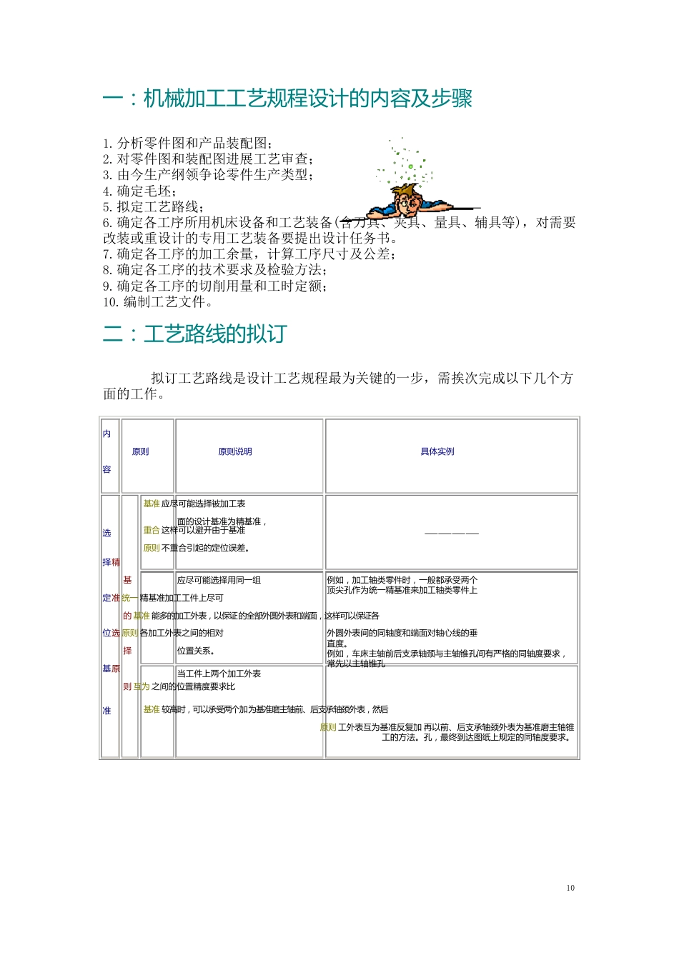 机械加工规程设计的内容和步骤_第1页