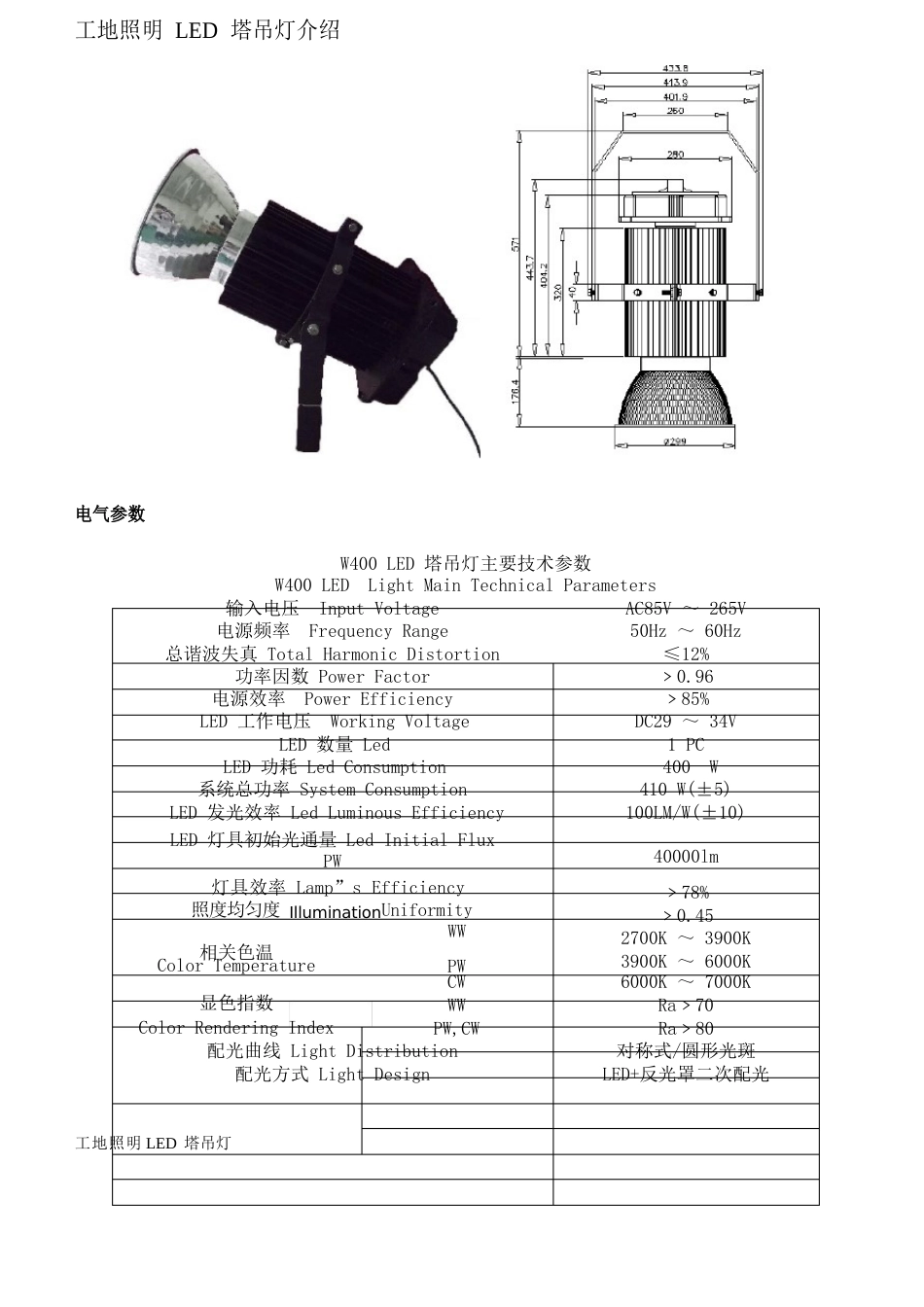 工地照明LED塔吊灯_第3页