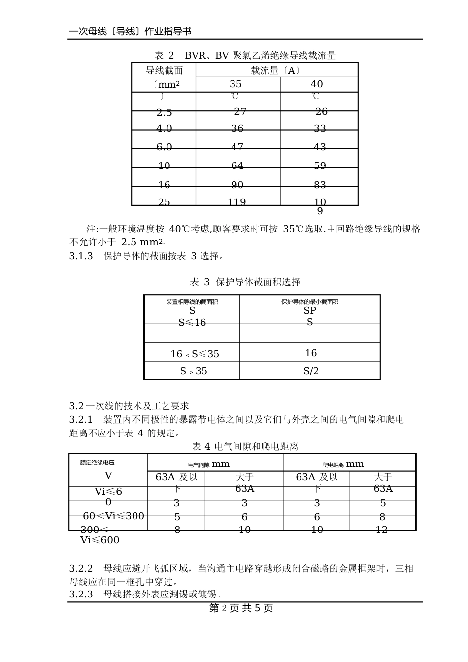 一次母线制作作业指导书_第3页