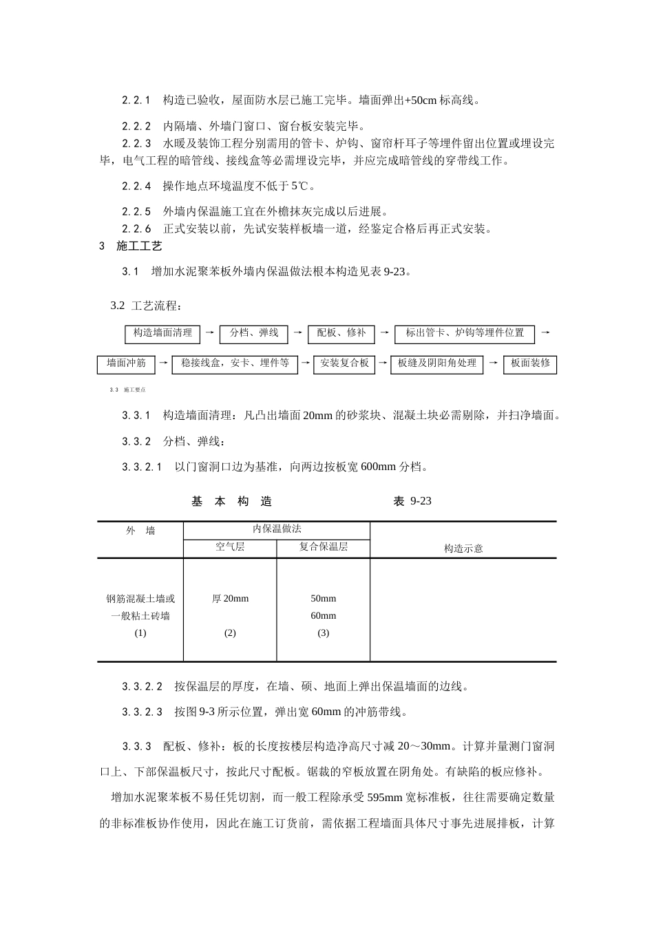 增强水泥（GRC）聚苯复合板外墙内保温施工工艺_第2页