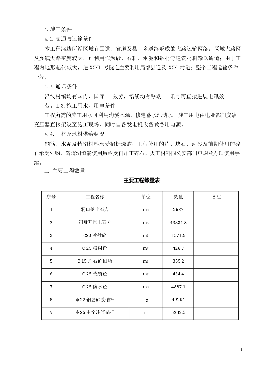 隧道单位工程开工报告_第3页