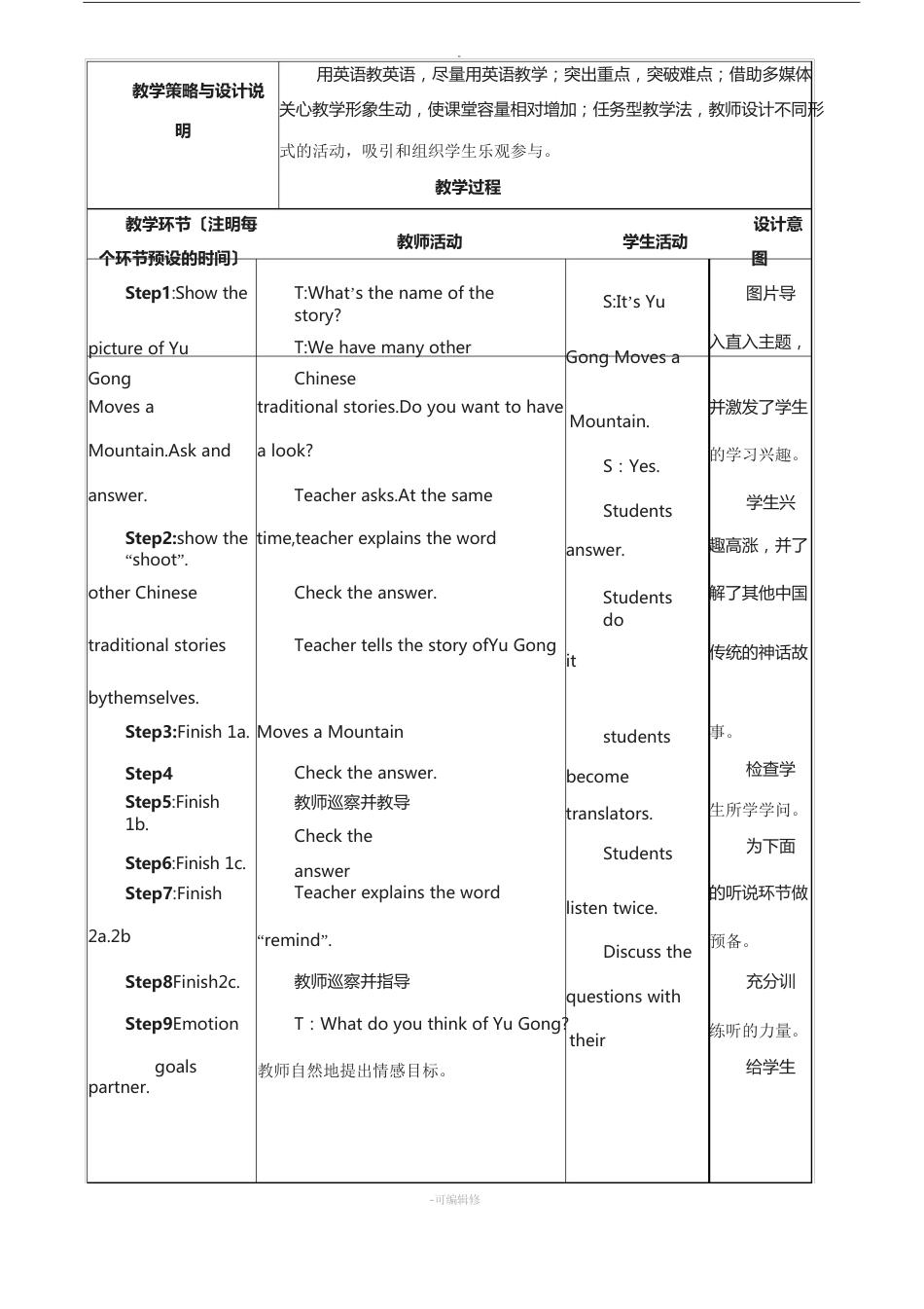 人教版八年级英语下册unit6教学设计_第2页