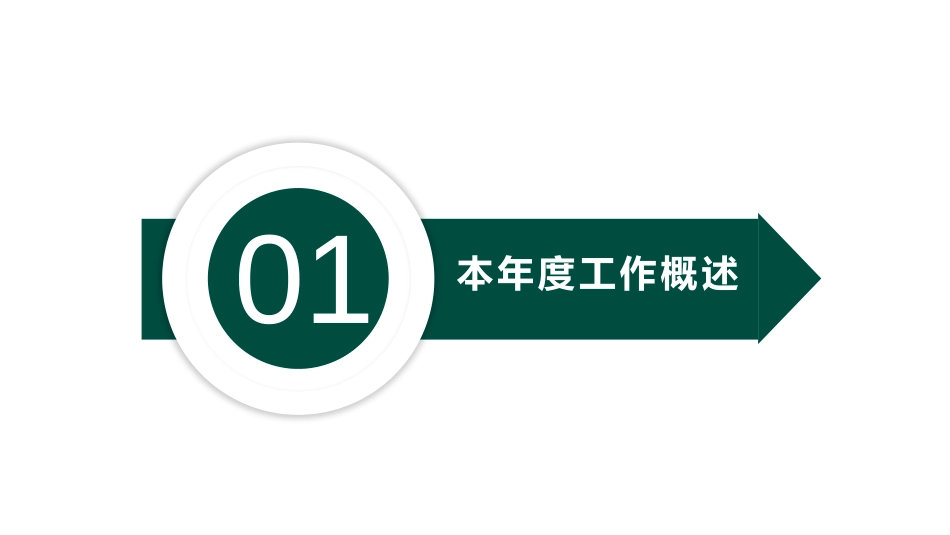 绿色简洁大方工作汇报PPT模板2_第3页