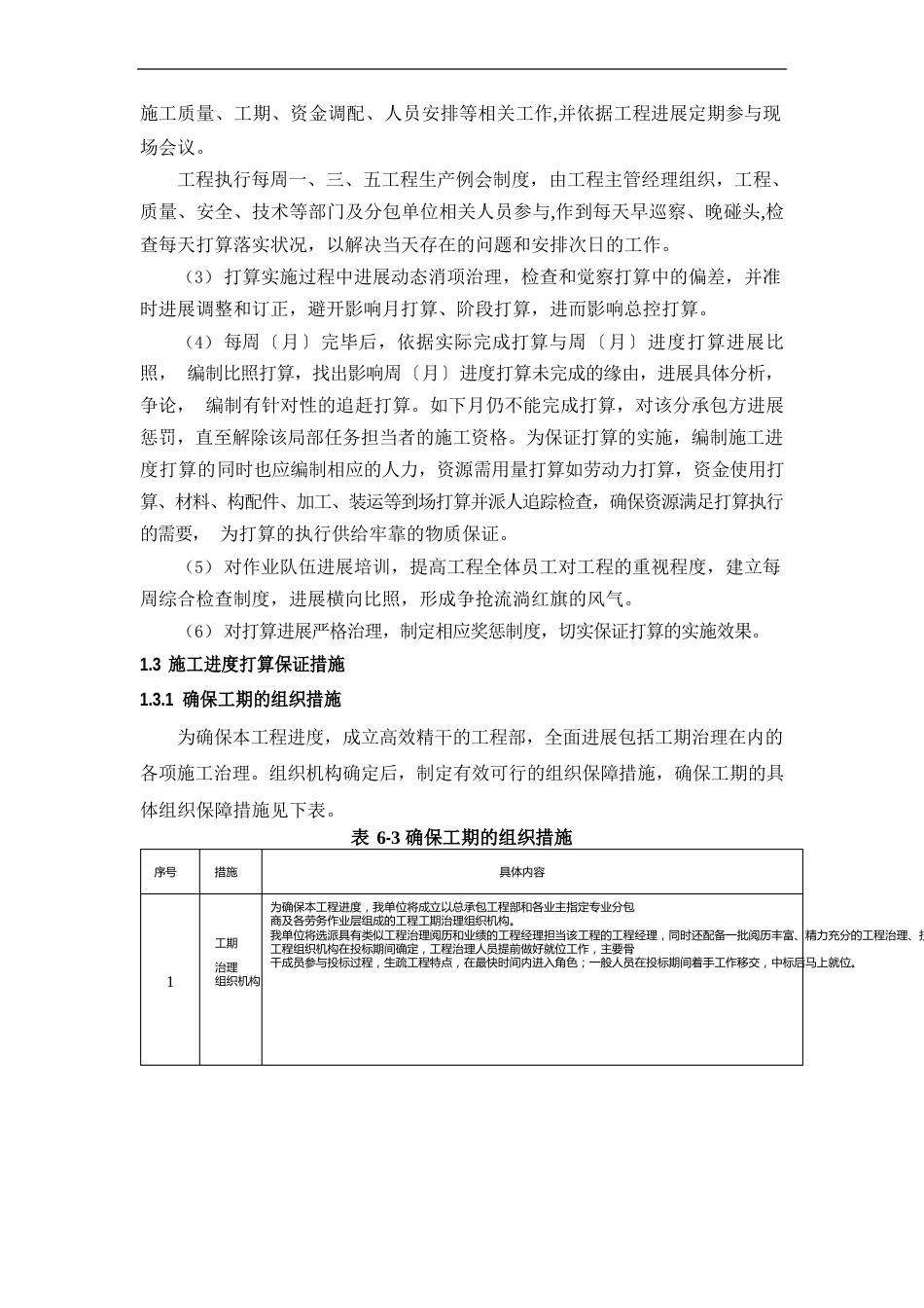 地下管廊项目施工总体进度计划及保障方案_第3页