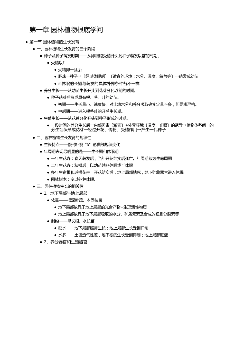 风景园林师《园林植物与生态》(园林植物基础知识)知识点汇总_第1页