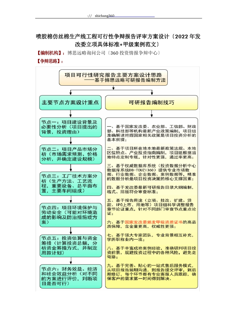 喷胶棉仿丝棉生产线项目可行性研究报告评审方案设计(2013年发改委立项详细标准+甲级案例范文)_第1页