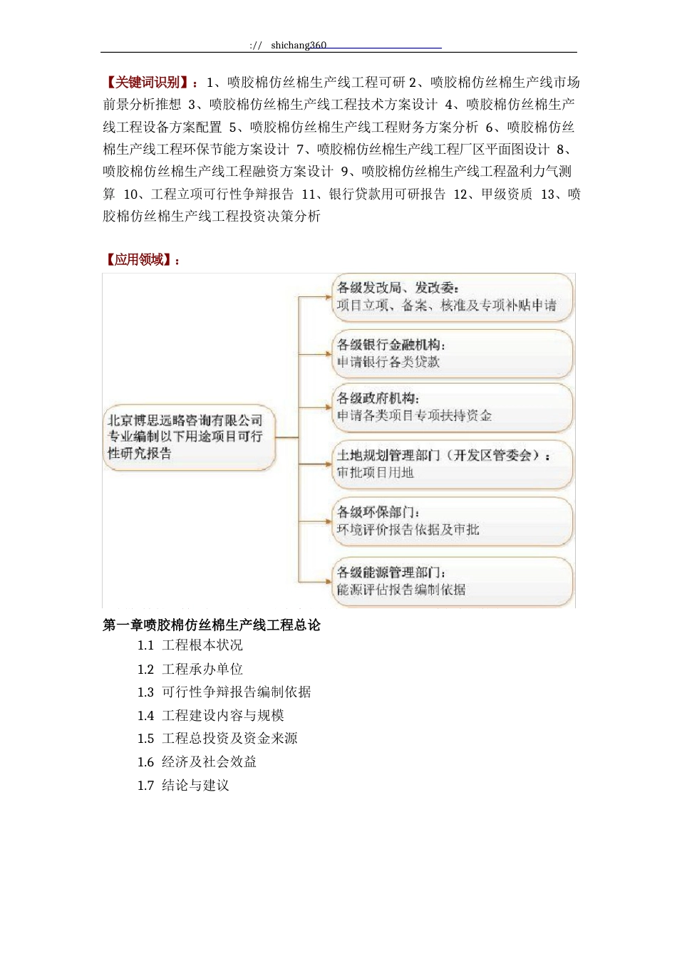 喷胶棉仿丝棉生产线项目可行性研究报告评审方案设计(2013年发改委立项详细标准+甲级案例范文)_第2页