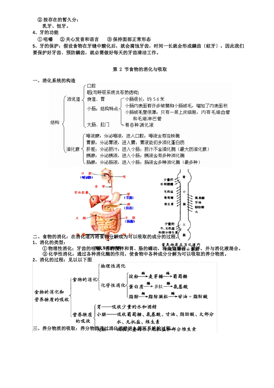 九上科学知识点(复习提纲)_第2页
