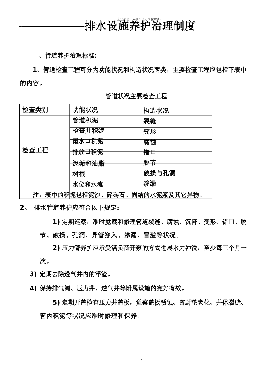 排水设施养护管理制度_第1页