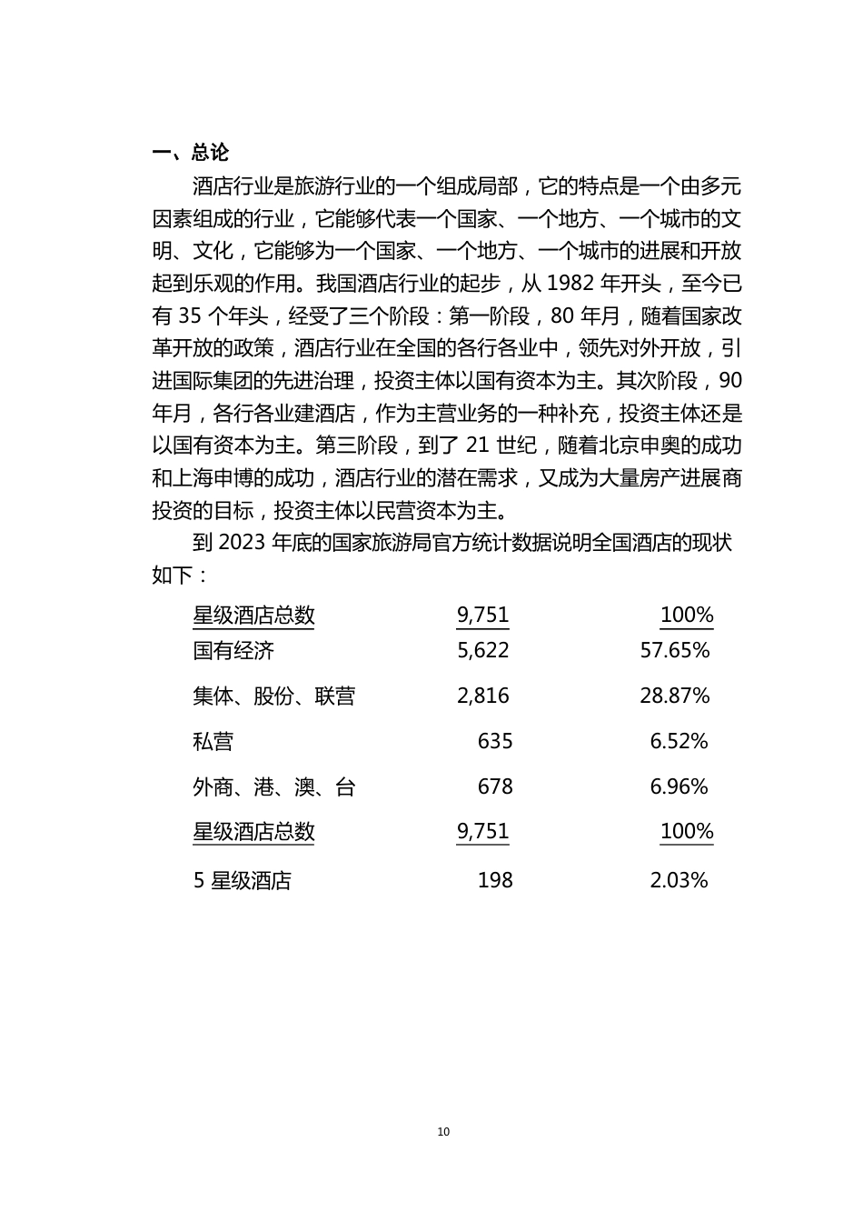 最新酒店投资项目可行性研究报告_第2页