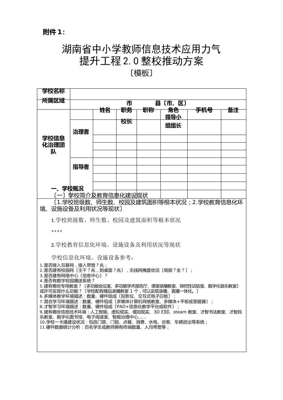 信息技术提升工程20整校推进方案模板_第1页