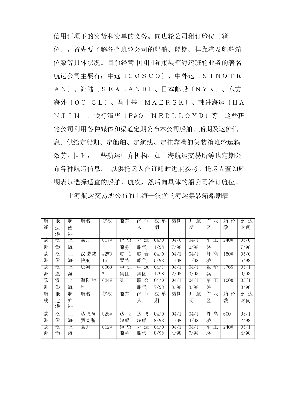 出口托运订舱操作指南_第2页