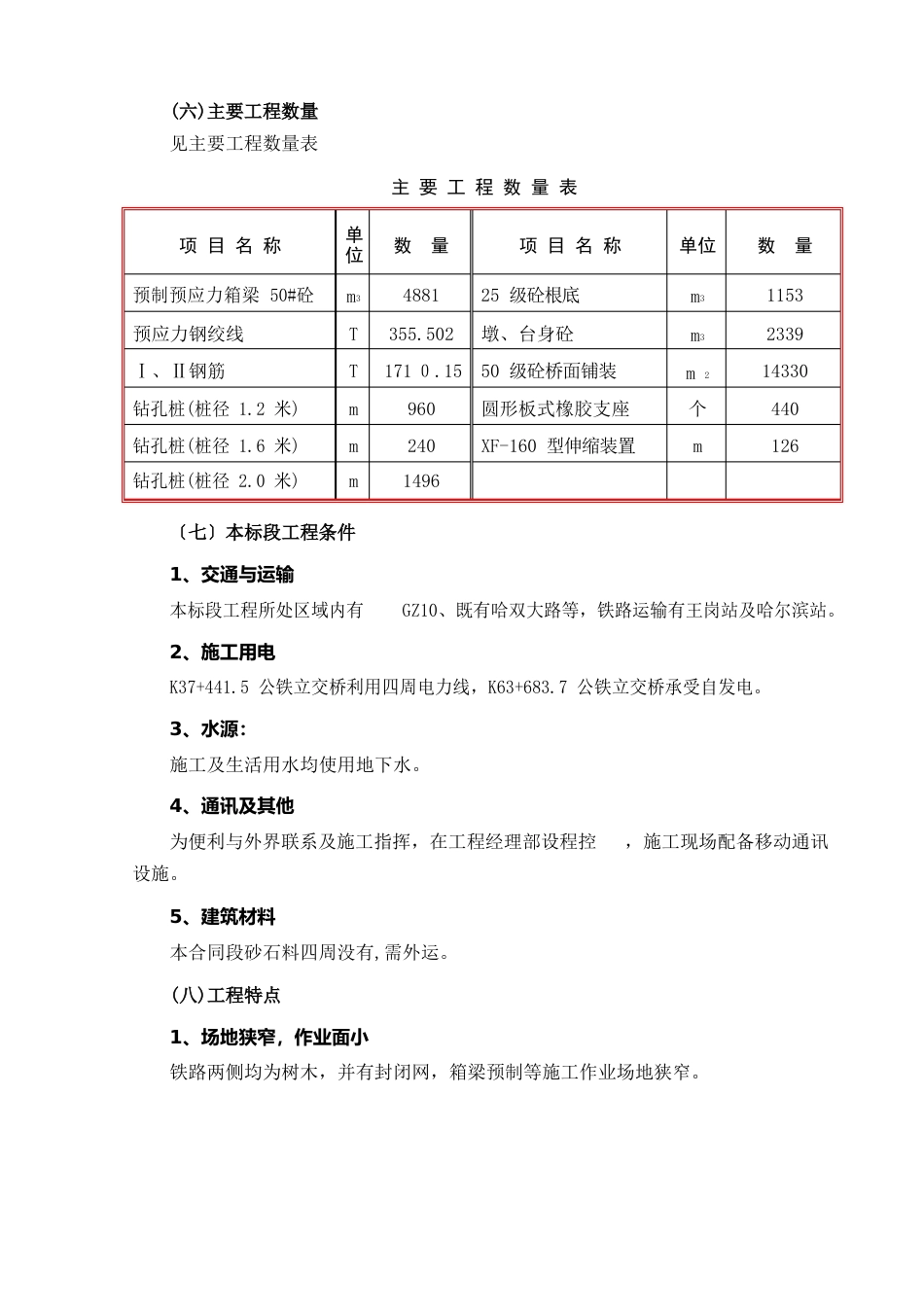 表1施工组织设计文字说_第3页