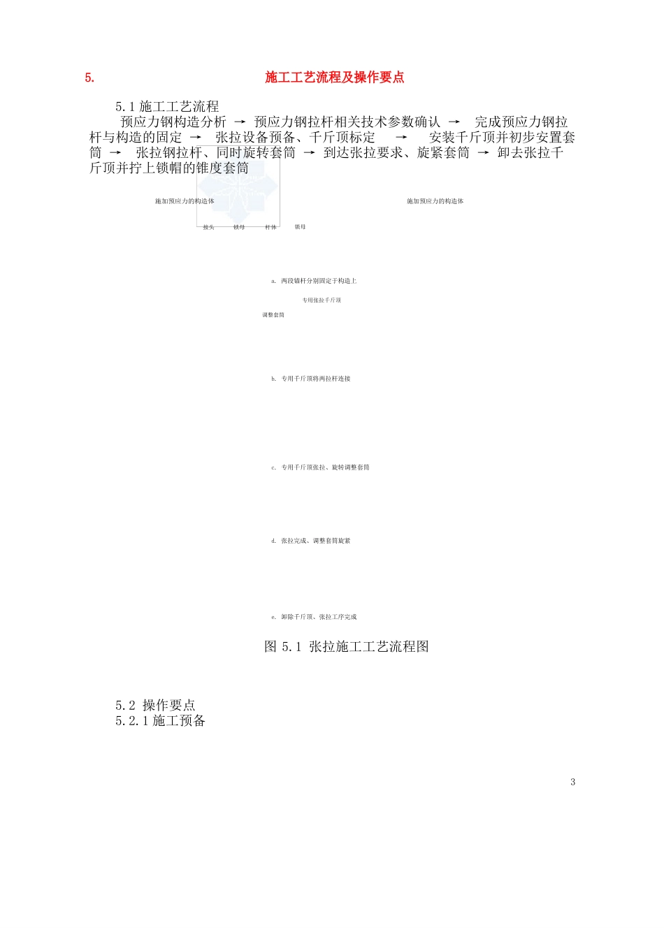 钢结构预应力钢拉杆施工工法_第3页