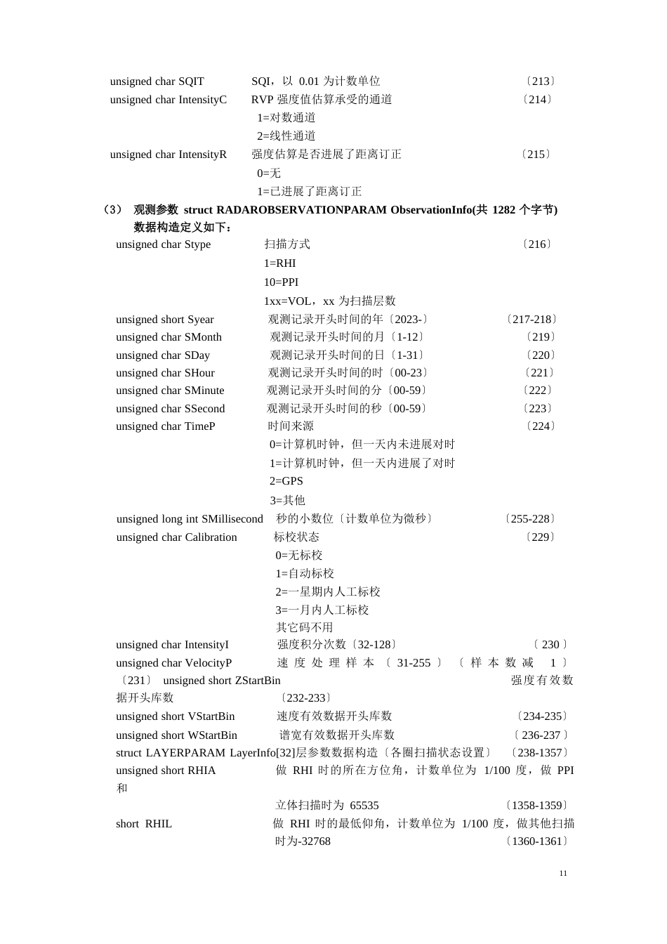 多普列天气雷达数据存储数据格式_第3页