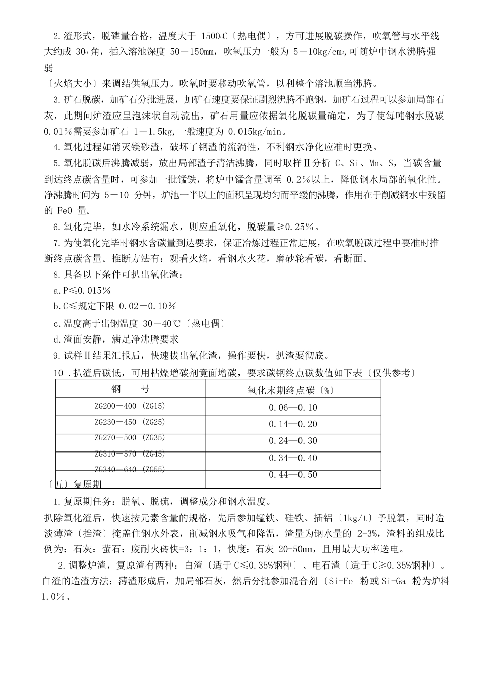 电弧炉基本操作规程_第3页