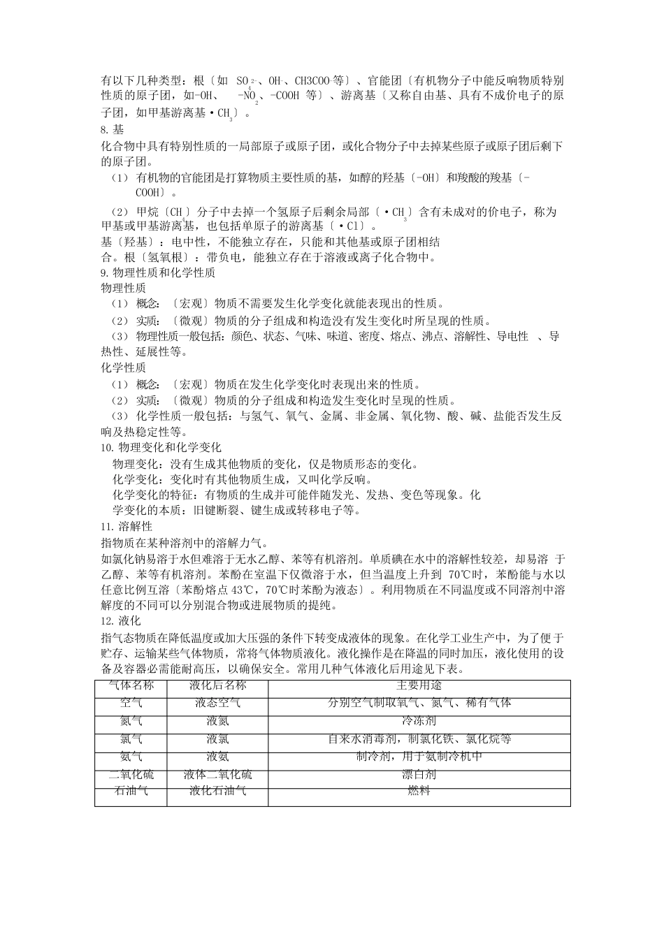 高中化学物质分类知识点汇总_第2页