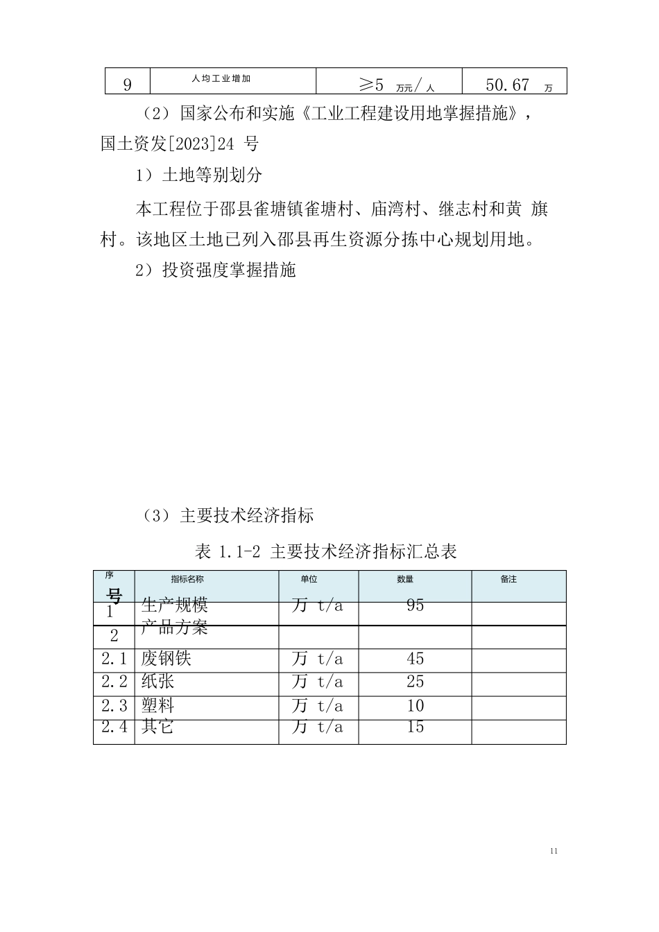 再生资源高效利用特色产业基地项目建设可行性研究报告_第3页