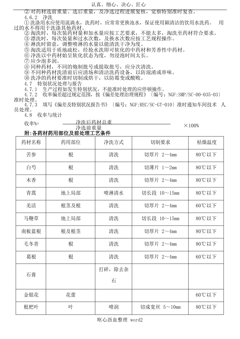 中药材拣选、净洗操作规程_第3页