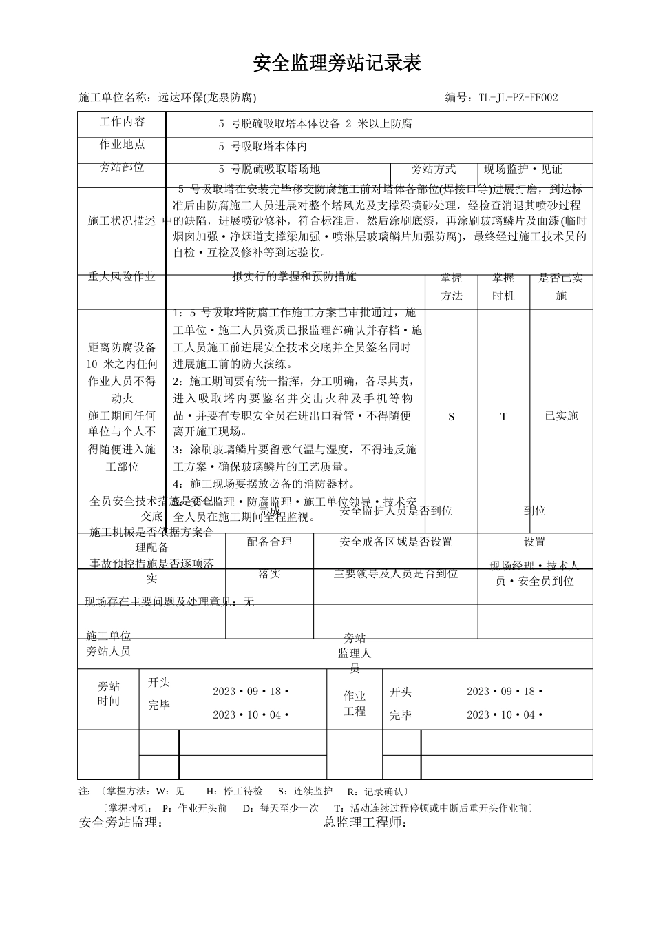 蒙东监理旁站记录_第2页