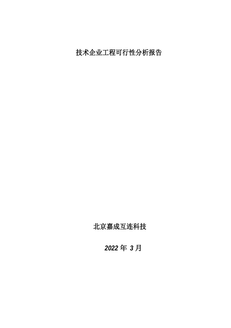 新技术企业项目可行性分析报告_第1页