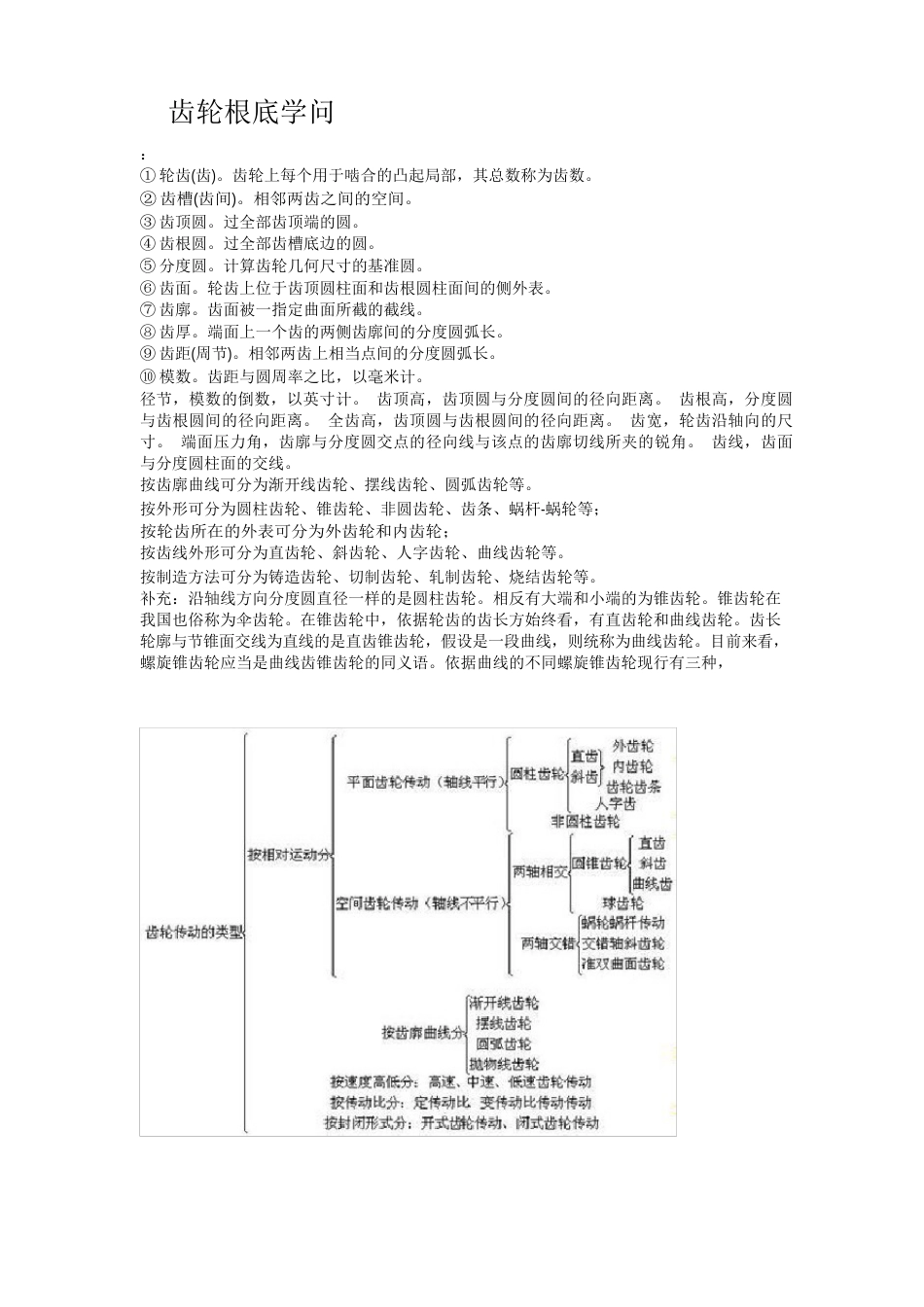 齿轮及齿轮油泵知识_第1页