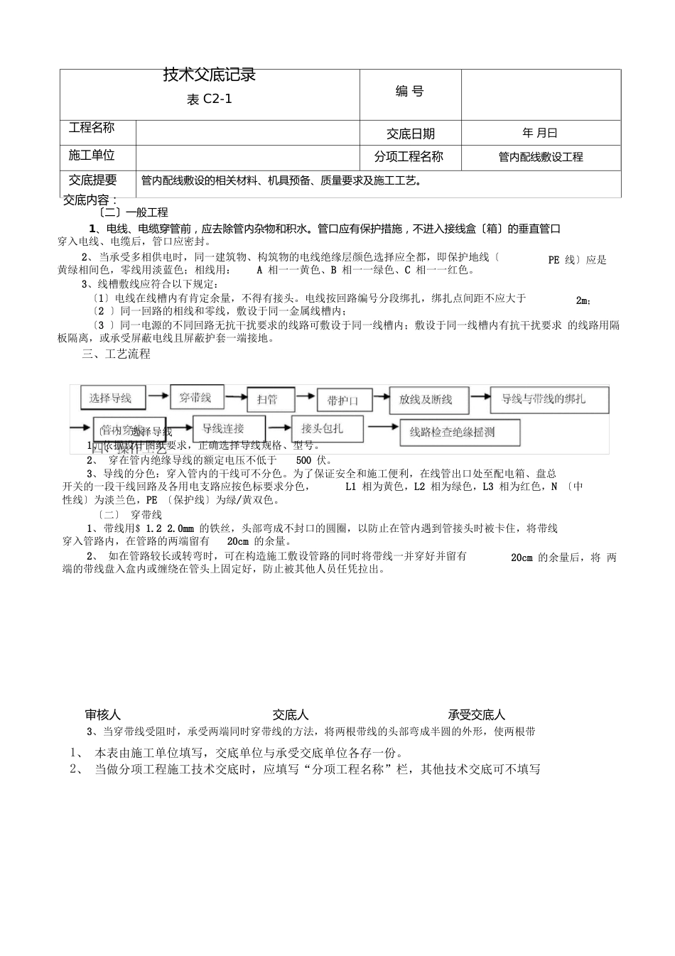 水电安装全套技术交底_第3页