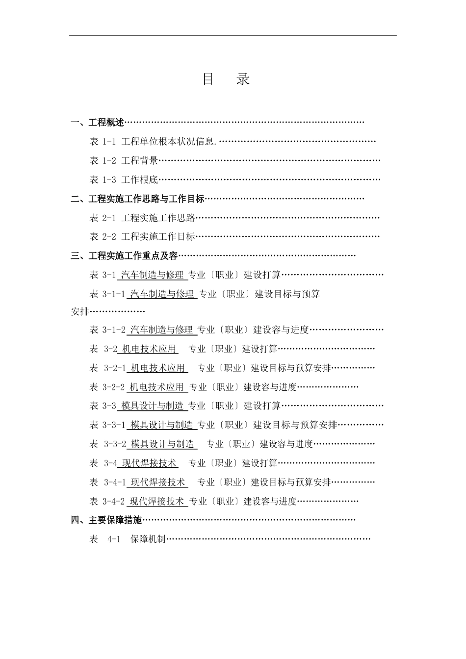 国家级高技能人才培训基地建设项目实施方案实施计划书_第3页