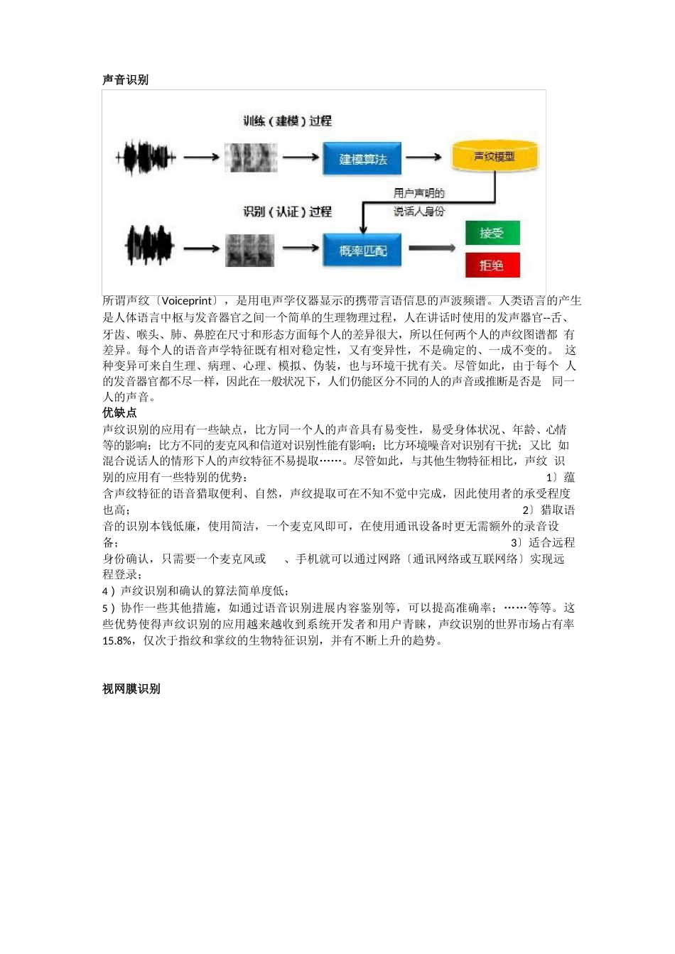 详解指纹识别声音识别虹膜识别等六种生物识别技术原理_第2页