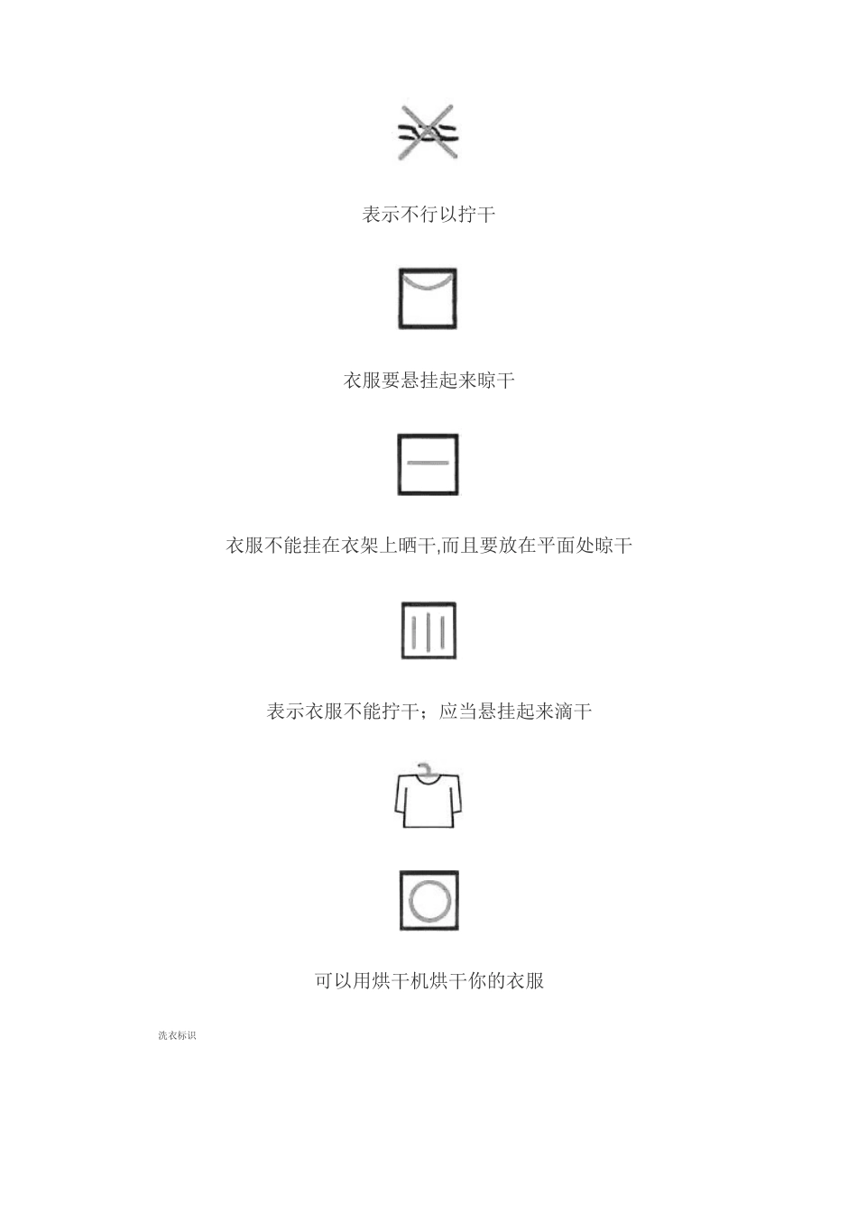 衣服上“洗涤标示”说明大全_第3页