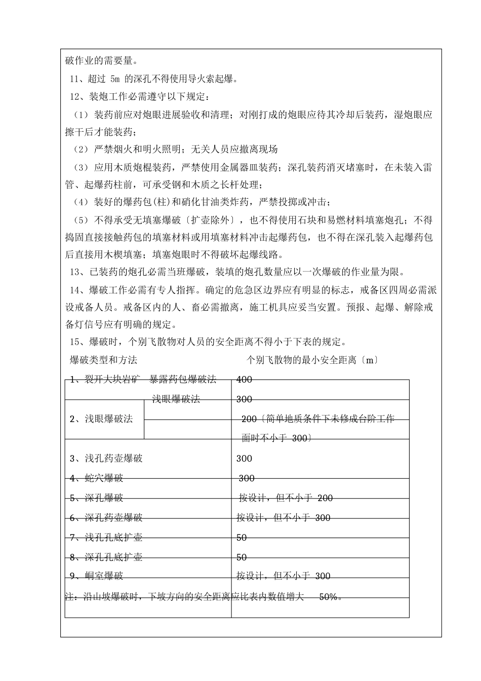 路基爆破施工安全技术交底_第2页