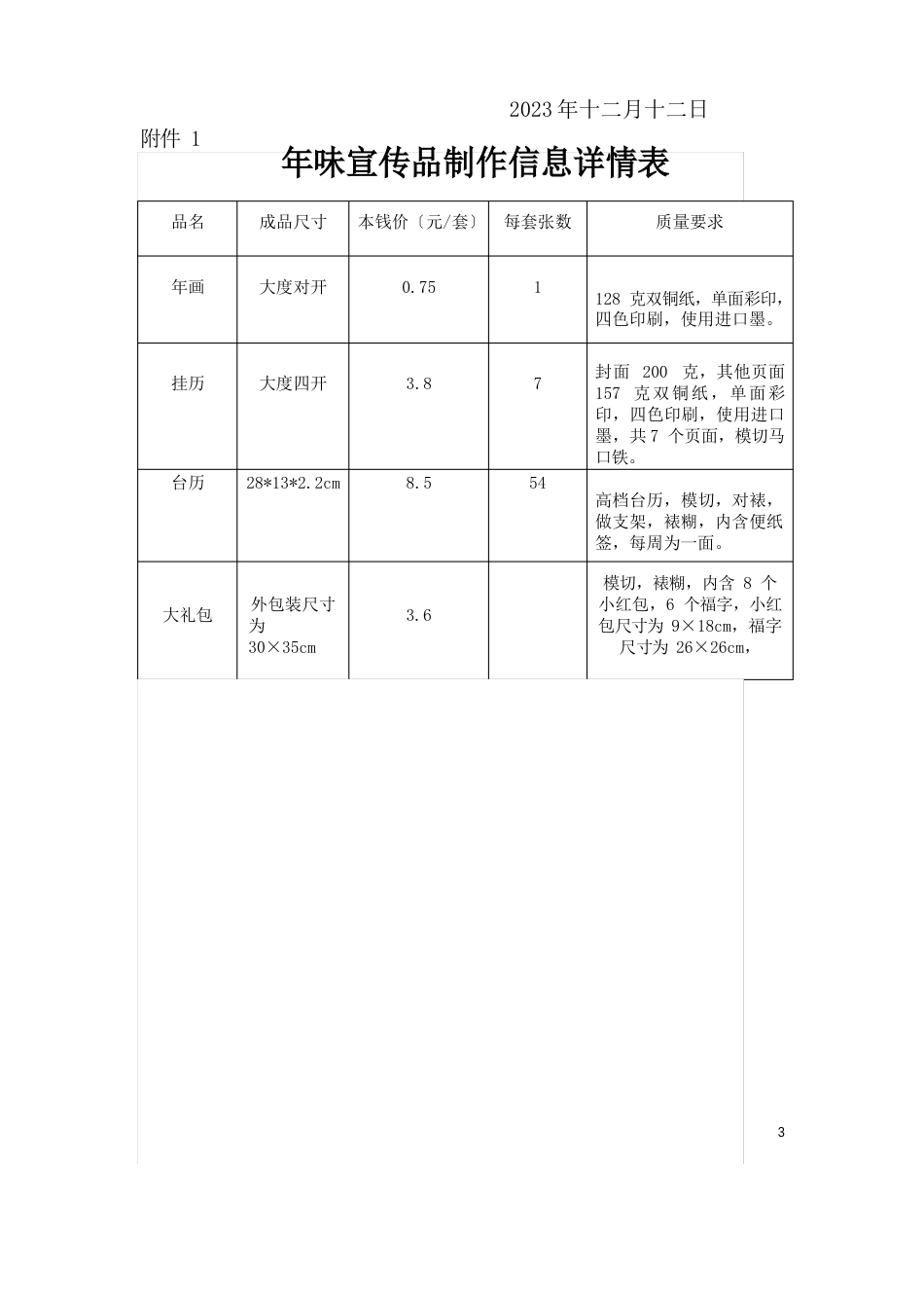 徽商农家福新年挂历年画营销方案_第3页